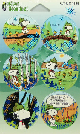 Peanuts Gang Pog Set - Camping