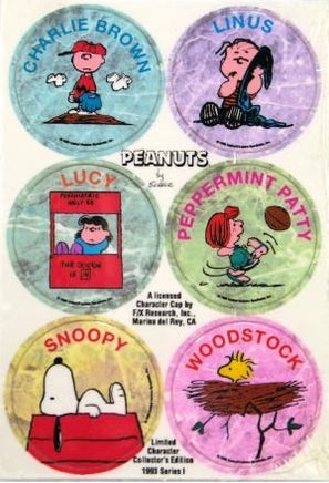 Peanuts Gang Pogs Set