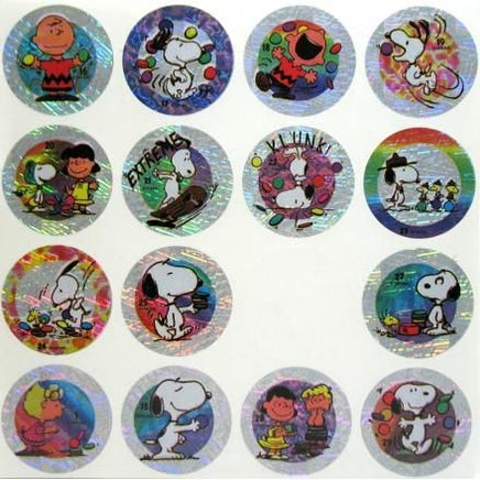 Peanuts Gang Foil Pog Stickers - Reduced Price!