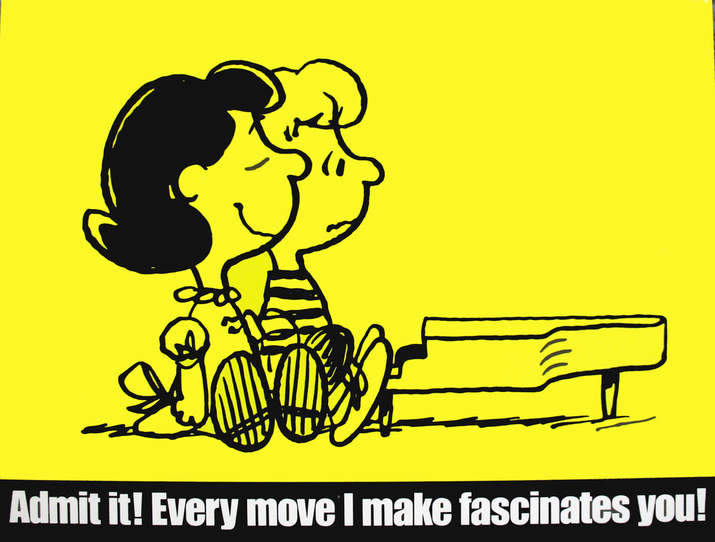Peanuts Laminated Vintage Poster - Every Move I Make