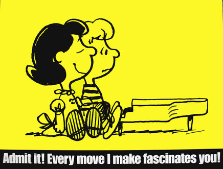 Peanuts Laminated Vintage Poster - Every Move I Make (Minor wave in laminate) - snoopn4pnuts.com