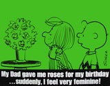 Peanuts Laminated Vintage Poster - Feel Feminine