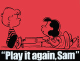 Peanuts Laminated Vintage Poster - Play It Again