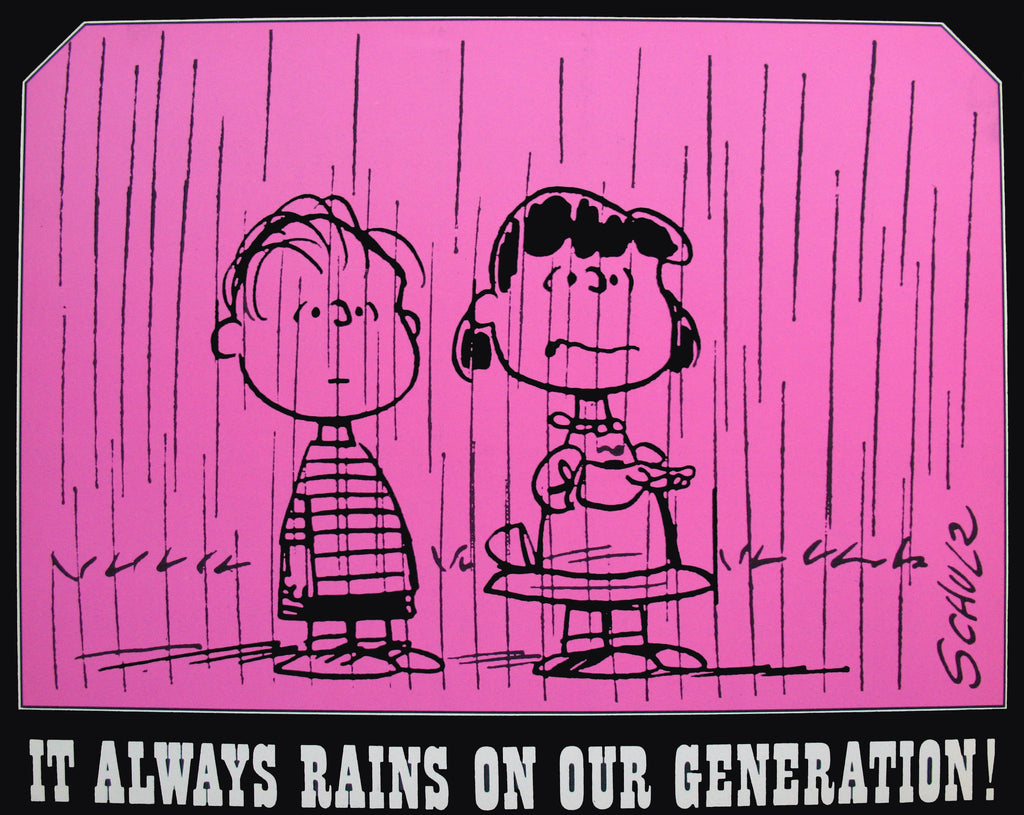 Peanuts Laminated Vintage Poster - Our Generation