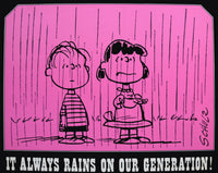 Peanuts Laminated Vintage Poster - Our Generation (Minor wave in laminate)