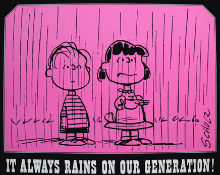 Peanuts Laminated Vintage Poster - Our Generation (Minor wave in laminate) - snoopn4pnuts.com