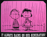 Peanuts Laminated Vintage Poster - Our Generation