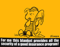Peanuts Laminated Vintage Poster - Security Blanket (Near Mint)