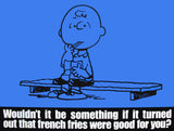Peanuts Laminated Vintage Poster - French Fries