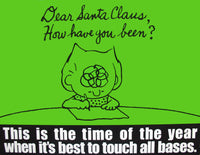 Peanuts Laminated Vintage Poster - Santa (Minor wave in laminate)