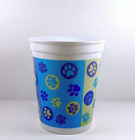 Paw Prints Plastic Cup