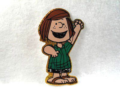 Peppermint Patty Metallic Sticker