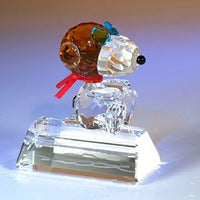 Crystal World Peanuts Figurine: Snoopy Flying Ace