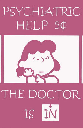 Lucy Psych Booth Die - Cut Vinyl Decal - Pink - snoopn4pnuts.com