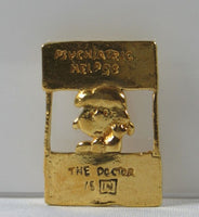 Lucy Psych Booth Sterling Silver Pendant With 24K Gold Plated Finish