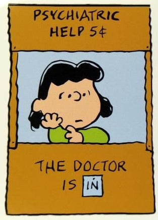 Lucy Psych Booth Indoor/Outdoor Vinyl Sticker