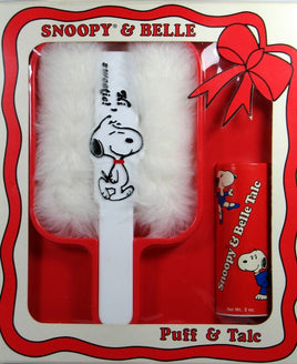 Snoopy And Belle Puff And Talc Set