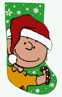 CHARLIE BROWN PLUSH AND PUFFY CHRISTMAS STOCKING