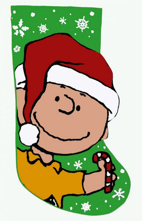 Charlie Brown Plush And Puffy Christmas Stocking