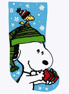 Snoopy Plush And Puffy Christmas Stocking