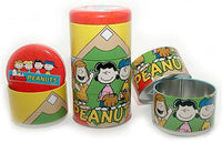 Peanuts Gang 3-Section Puzzle tin canister