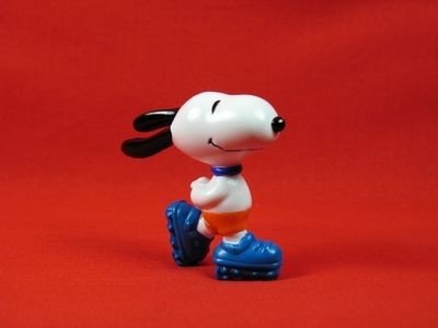SNOOPY ROLLERBLADER PVC - Near Mint - snoopn4pnuts.com