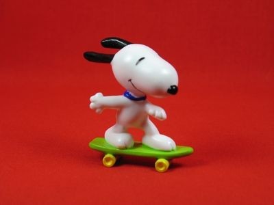 Snoopy Skateboarder Pvc