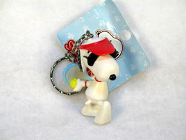Snoopy Tennis Player Pvc Key Chain