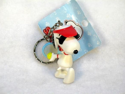 Snoopy Tennis Player Pvc Key Chain