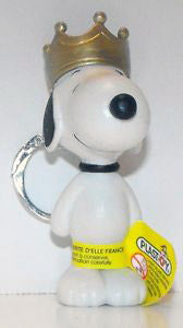 King Snoopy Pvc Key Chain