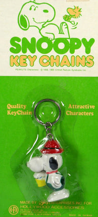 Vintage Snoopy Drinking Ale (Beer) Pvc Key Chain