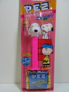 Snoopy - Pink Body Pez (Snoopy Discolored/Not Seen In Photo)