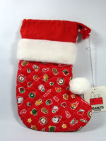 SNOOPY SMALL QUILTED CHRISTMAS STOCKING