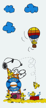 Snoopy Inflatable Fabric Raft / Air Mattress (Full Size/Used)