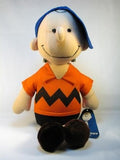 Charlie Brown Fabric-Covered Doll With Acrylic Display Stand
