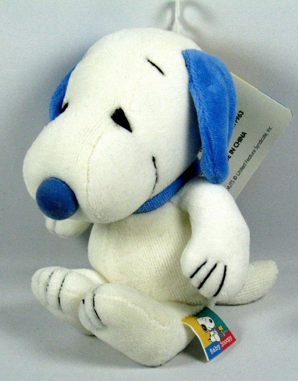 Snoopy Plush Bean Bag Rattle Doll