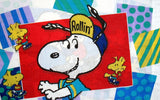 Vintage Snoopy Pillow Case - Rollerblading