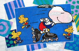Vintage Snoopy Pillow Case - Rollerblading (New/Repackaged)