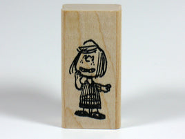 Peppermint Patty RUBBER STAMP (Used But Near Mint Condition) - snoopn4pnuts.com