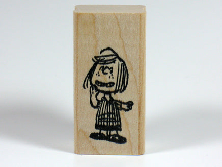 Peppermint Patty RUBBER STAMP (Used But Near Mint Condition) - snoopn4pnuts.com