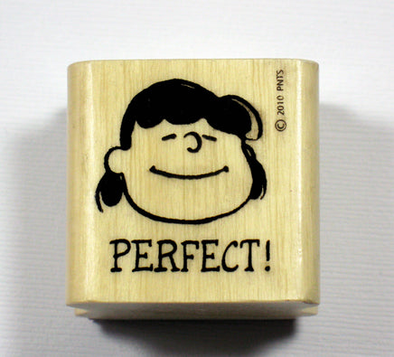 Lucy RUBBER STAMP - Perfect! - snoopn4pnuts.com