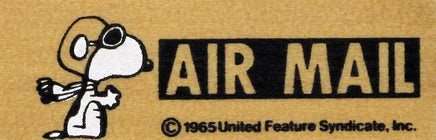 Snoopy Flying Ace Air Mail RUBBER STAMP (Used But Mint Condition) - snoopn4pnuts.com