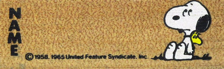 Snoopy Name RUBBER STAMP - snoopn4pnuts.com
