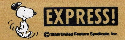 Snoopy Express RUBBER STAMP - snoopn4pnuts.com