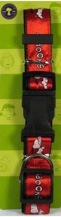 Snoopy Dog Collar - Large Red