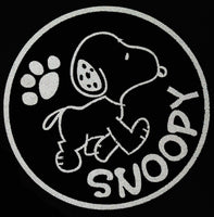 Snoopy Reflective Vinyl Car Decal - Headlights Make It 