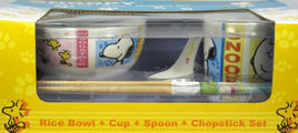 Snoopy Rice Bowl And Chopsticks Set