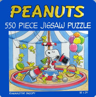 Ringmaster Snoopy Jigsaw Puzzle In Decorative Tin