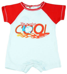 Snoopy Boys Infant Romper (White Background)