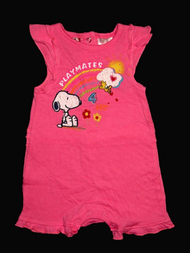 Snoopy Girls Baby Romper